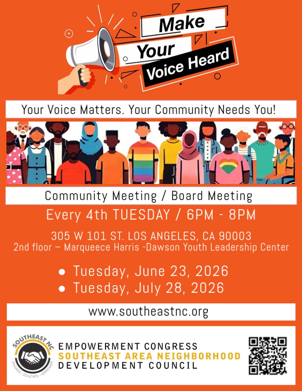 Community Meeting / Board Meeting