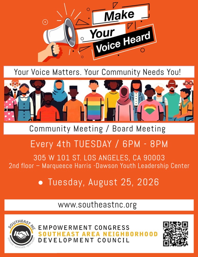 Community Meeting / Board Meeting